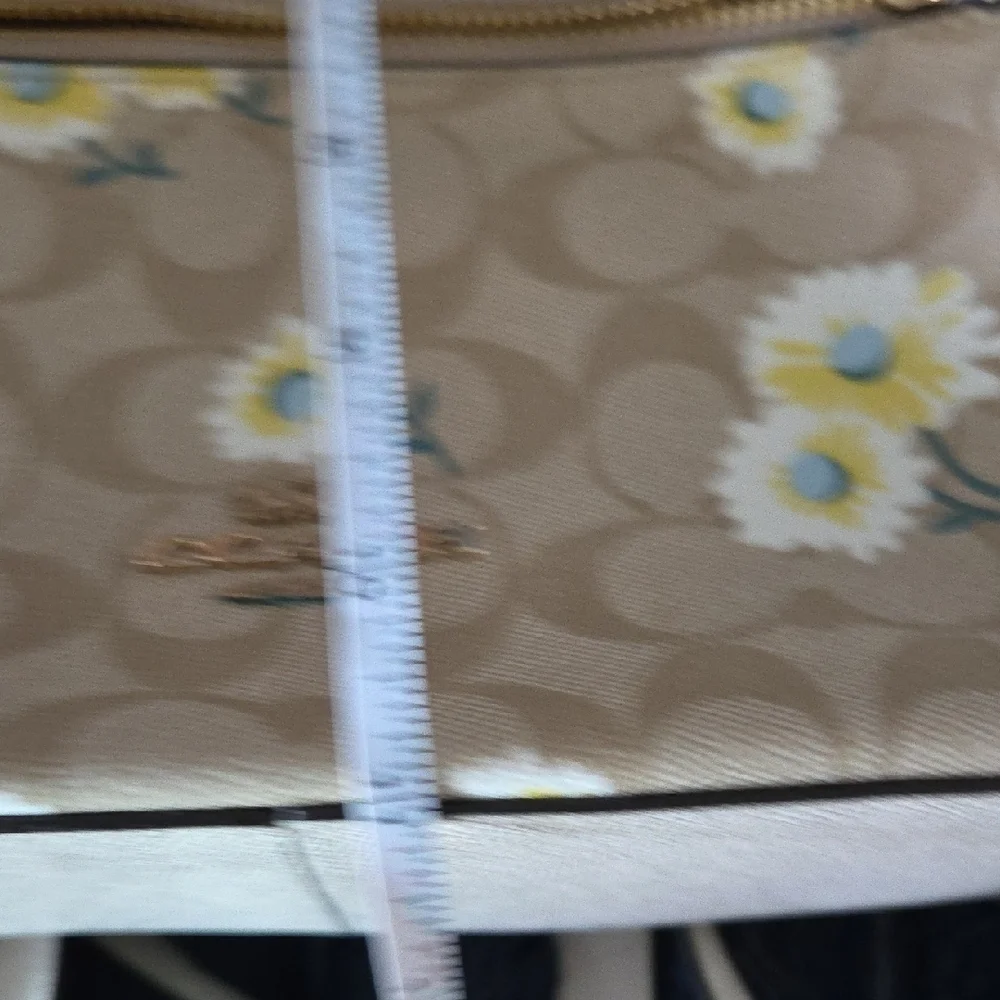 Coach Tan Floral Women's Backpack - Picture 5 of 7